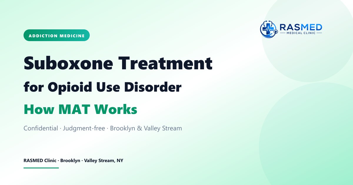 Suboxone Treatment for Opioid Use Disorder: How MAT Works (2026 NYC Guide)